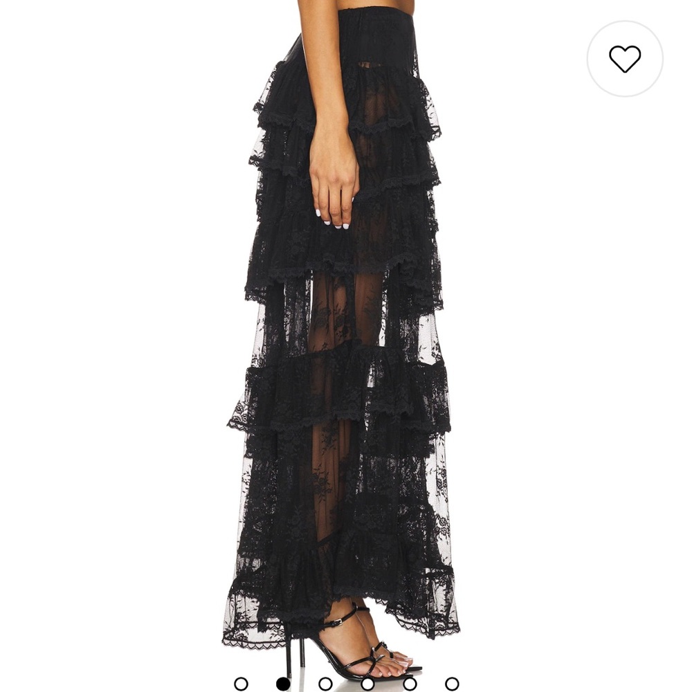 Intimately by Free People Turn It Up Half Slip Maxi Skirt in Black